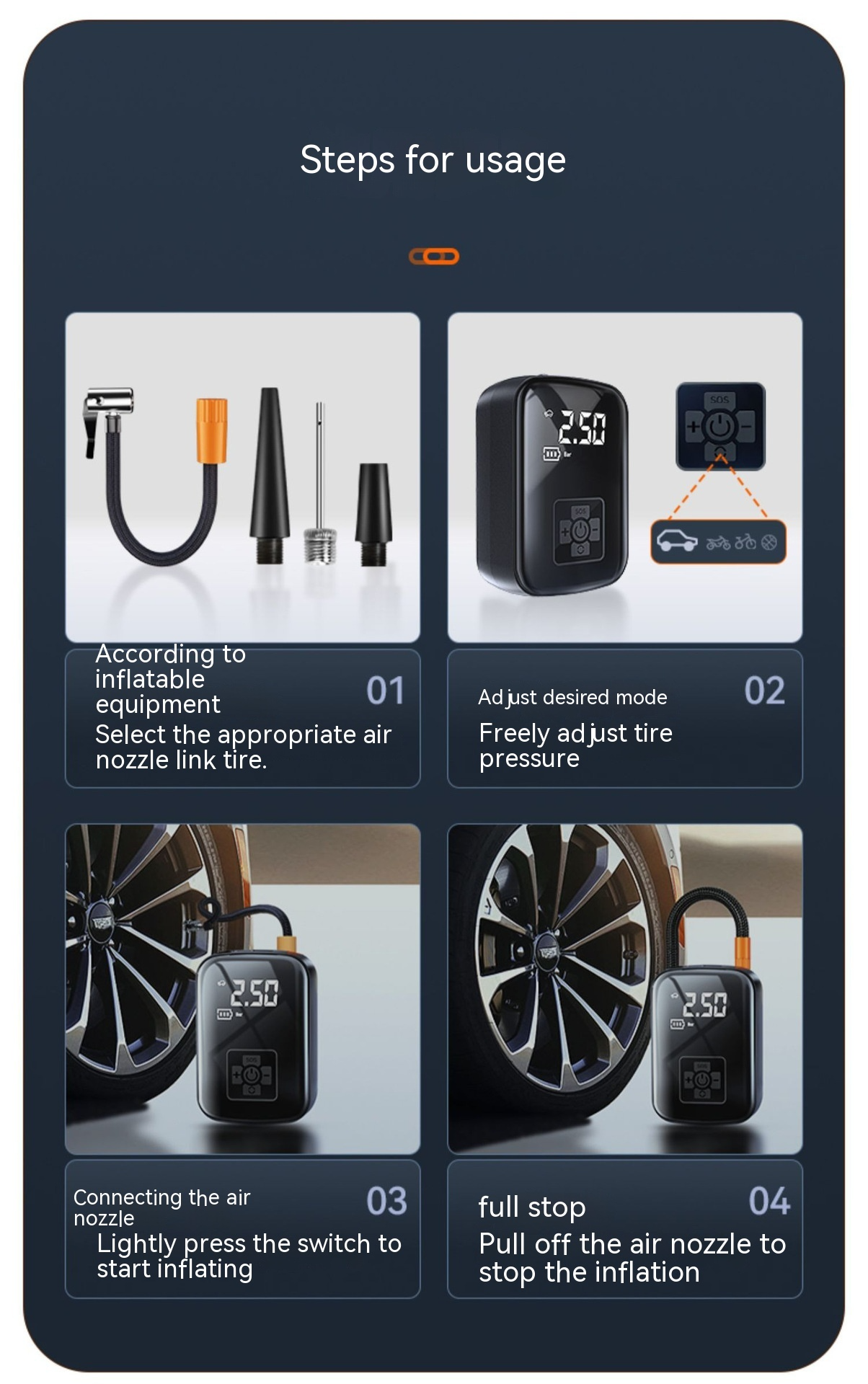 Portable Digital Air Inflator