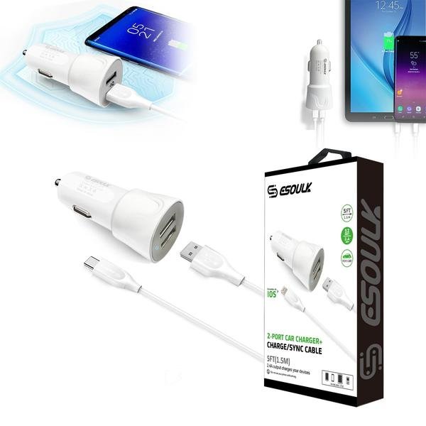 12W Dual USB Car Charger