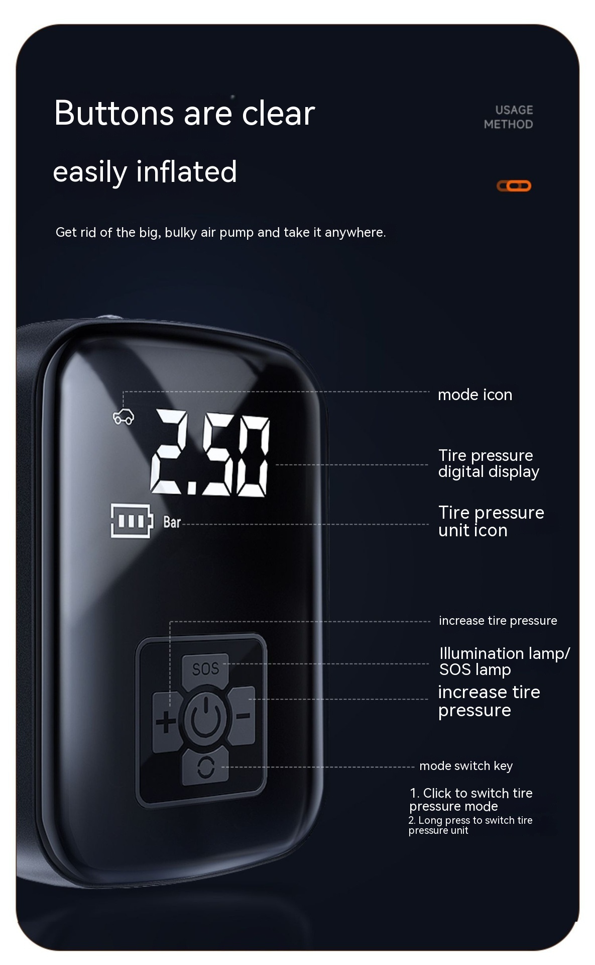 Portable Digital Air Inflator