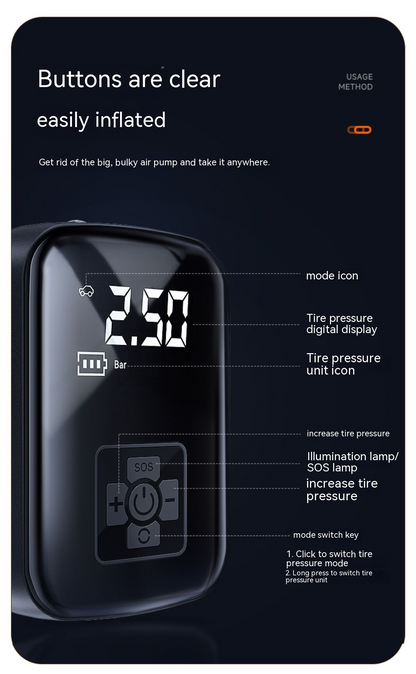 Portable Digital Air Inflator